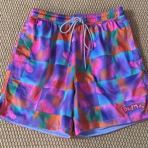 NWOT PUMA Art Series Benjamin X AOP Athletic Shorts Size Medium